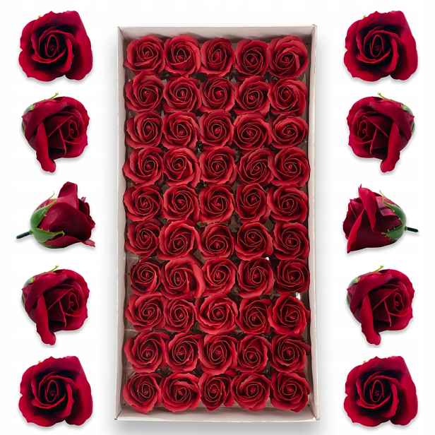 50 Ks Růže Mýdlové Hlavy Mýdlové Květy Do Flowerboxu Mýdlové Květy