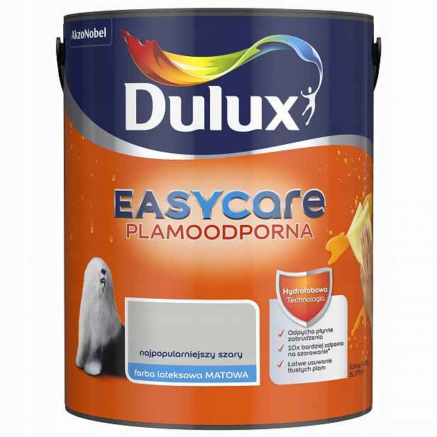 Barva Dulux 5 l Nejoblíbenější šedá matná