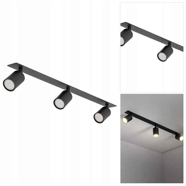 Černý zapuštěný reflektor Nex – moderní design nad obrazem Tk Lighting