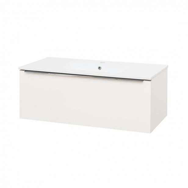 Mereo Mailo - Skříňka s umyvadlem 101x39x48 cm, 1 zásuvka, bílá CN517