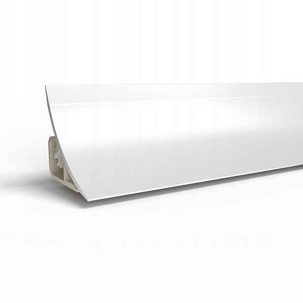 Pvc lišta do kuchyně, bílý lesk, 3 m, 23x23 mm, 3 m