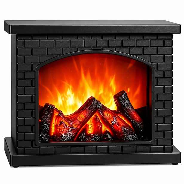 Elektrický Krb Led Dekorativní Efekt Plamene Usb Baterie 29 CM