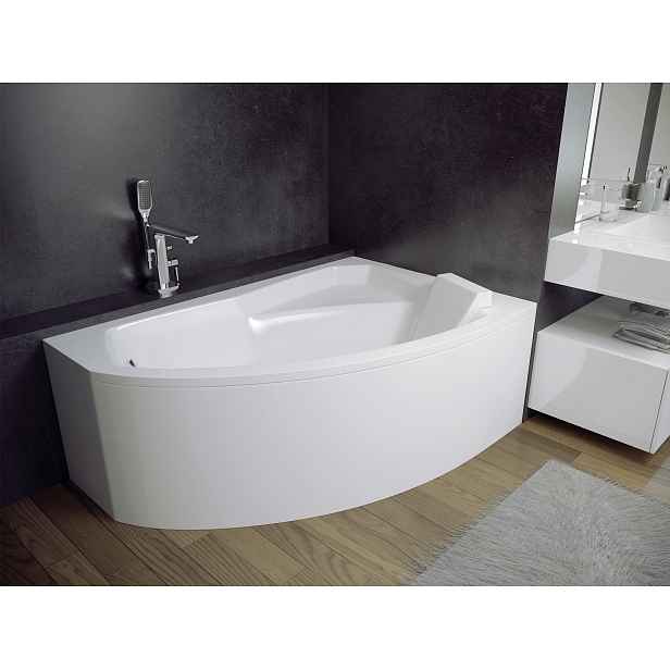 BESCO Olsen Spa  RIMA VANRIM130L - Asymetrická vana RIMA