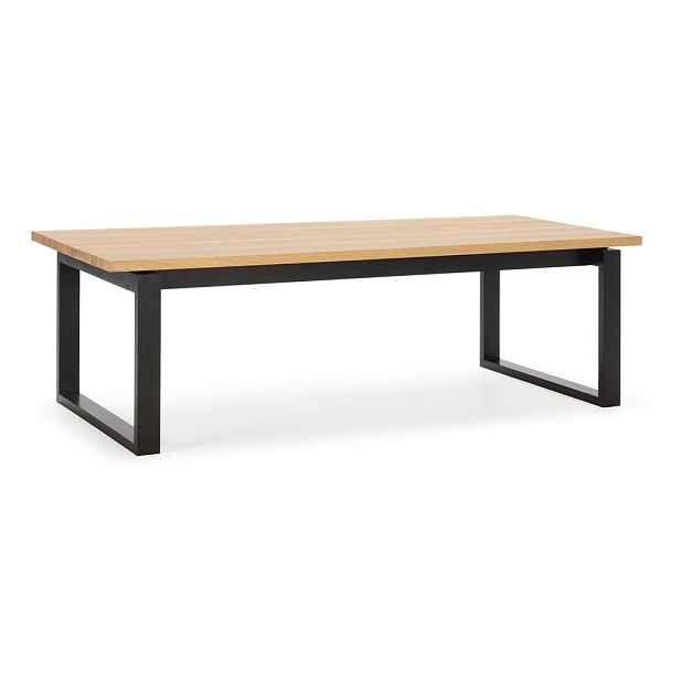 Jídelní stůl s deskou v dubovém dekoru 100x220 cm Rina – Marckeric
