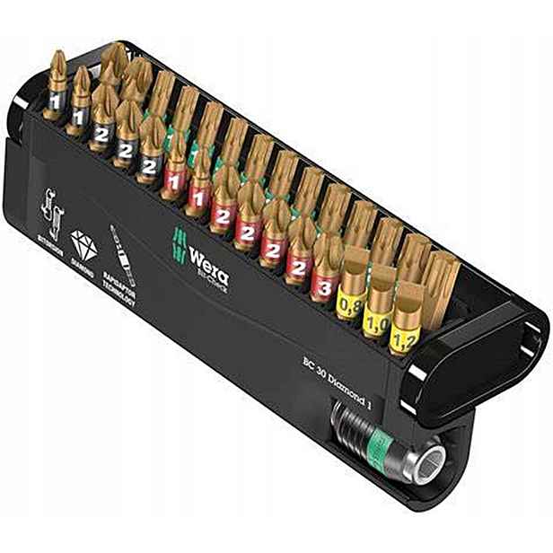 Sada bitů 30 ks Pz, Ph, Torx, Plochý Bit-Check 30 Diamond 057431 Wera