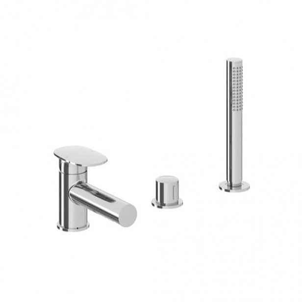 Vanová baterie Ravak Spring se sprchovým setem chrom X070529
