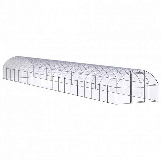 vidaXL Venkovní klec pro kuřata 3 x 20 x 2 m pozinkovaná ocel