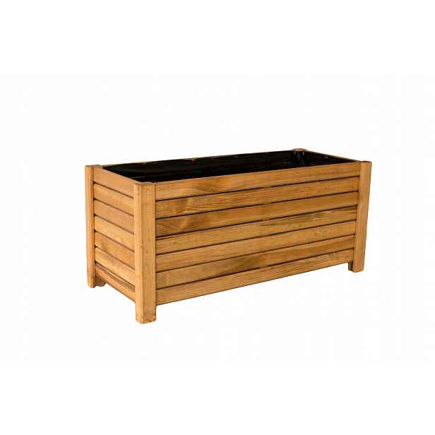 Dřevěný Květináč Květináč Zahradní Box Terasa Květiny 80x30x35