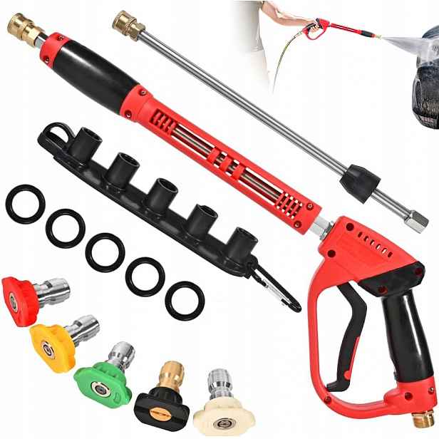 Profesionální Mycí Pistole Na Mytí Myček M22 14 MM 5000 Psi 5 Trysek