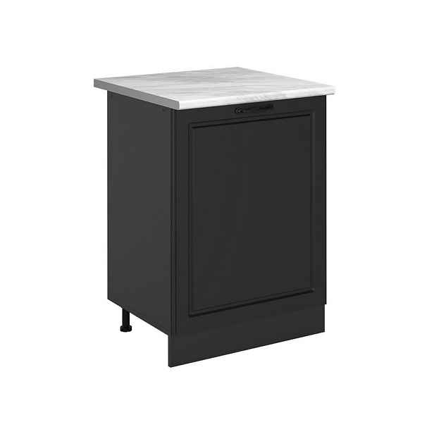 Vicco SPODNÍ SKŘÍŇKA KUCHYŇSKÉ LINKY R-Line, Antracitový venkovský dům/Antracit, 60 cm s 1 dveřmi pracovná doska Mramor