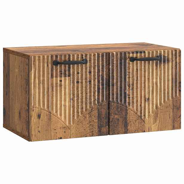 vidaXL Nástěnná TV skříň Staré dřevo 59,5 x 31 x 30 cm