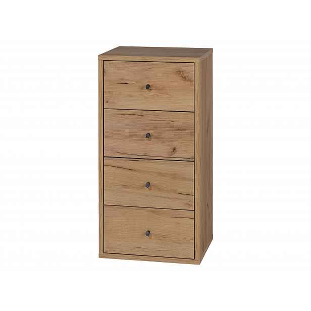 Livarno® Komoda se 4 zásuvkami Verona, 40 x 80 x 35 cm