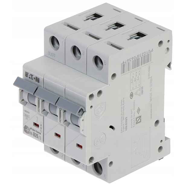 Nadproudový Vypínač HN-B25/3 Třífázový 25A Typ B Eaton