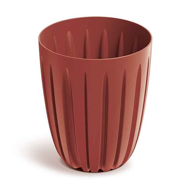 Prosperplast Květináč Warios červený, varianta 13,7 cm