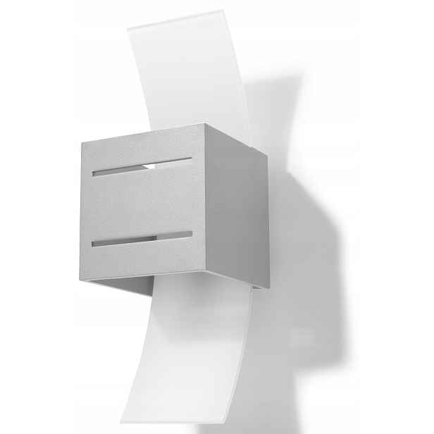 Nástěnná lampa Loreto šedá Sollux
