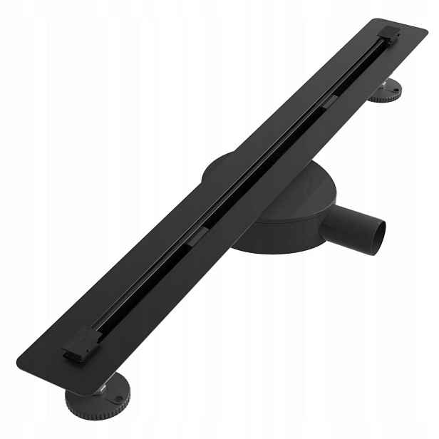 Proline 70 cm černý lineární odtok pod desku ocel Gamma