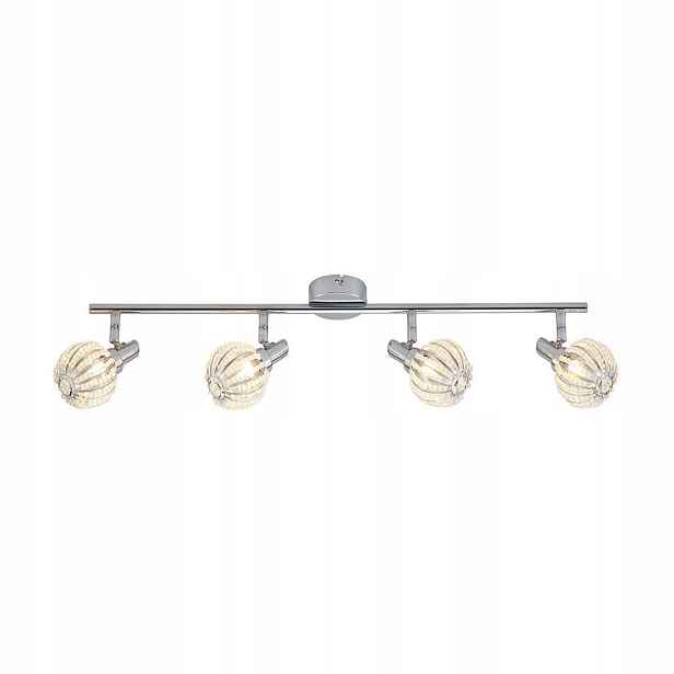 Stropní reflektorové svítidlo Lopez Chrom 4x G9 Klasický design Italux