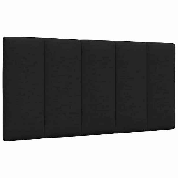 vidaXL Polštář na čelo postele Hanko černý 100 cm textil