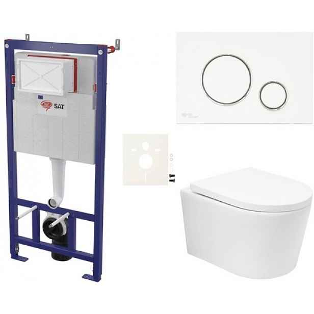 Závěsný wc set do lehkých stěn / předstěnová SAT BREVIS SIKOSSBRTOR70KECO