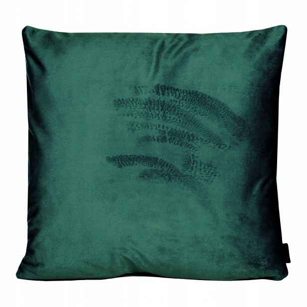 Dekorační povlak na polštář VELVET 40x40 cm, tmavě zelený