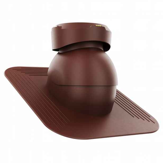 Krbový kanalizační ventilátor fi110 Pod Asfaltový Šindel/pape Bronz Ral 8017