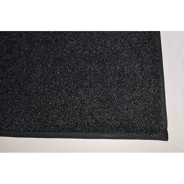 Kusový koberec Supersoft s bordurou 800 černý, 200x290, černá, chodba / předsíň, Lano