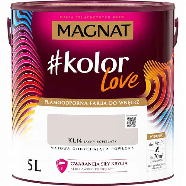 Magnat Barva Love KL14 světle popelavá 5L Bs