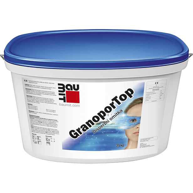 Omítka disperzní Baumit GranoporTop škrábaná 3 mm 25 kg
