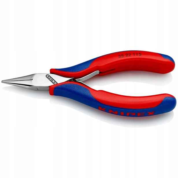 Půlkulaté upínací kleště pro elektroniku 115 mm Knipex 35 22 115