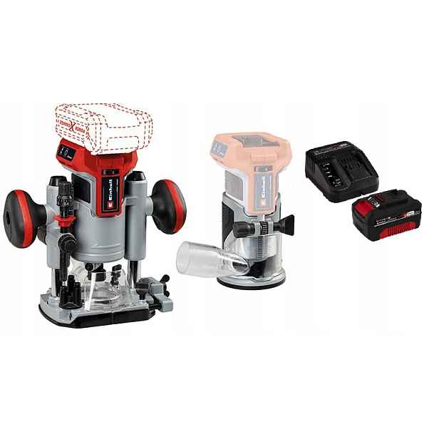 Einhell Horní Frézka Set Tp-ro 18 Set Li Bl 4,0AH