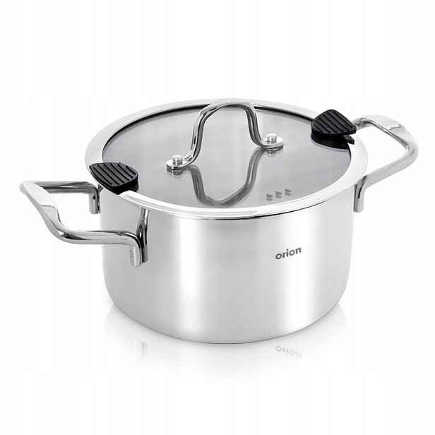 Hrnec z nerezové oceli s poklicí Venice 24 cm, 6,2 l