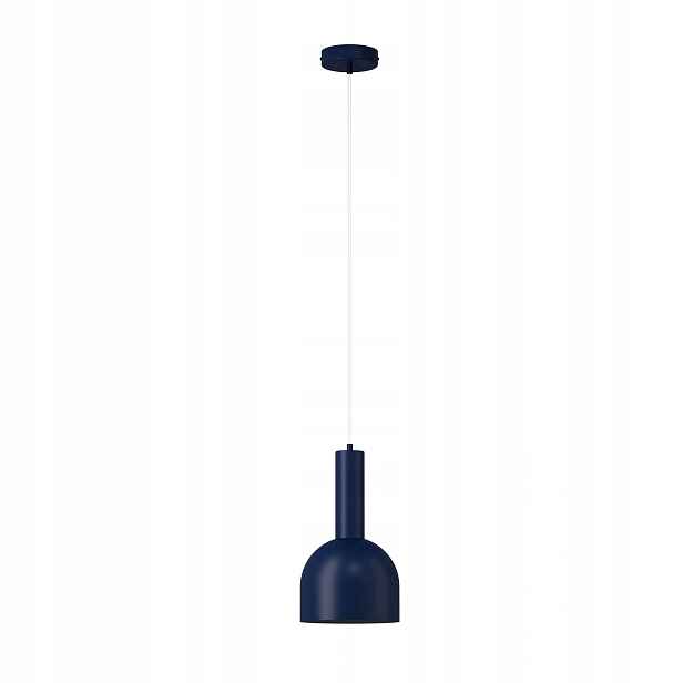 Závěsná lampa skandinávský modrý zvonek E27 15W Vitrum Sigma Lighting