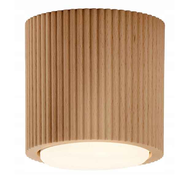 Dřevěný kulatý stropní spot 1xGX53 12W Tubo Wood Sigma Lighting