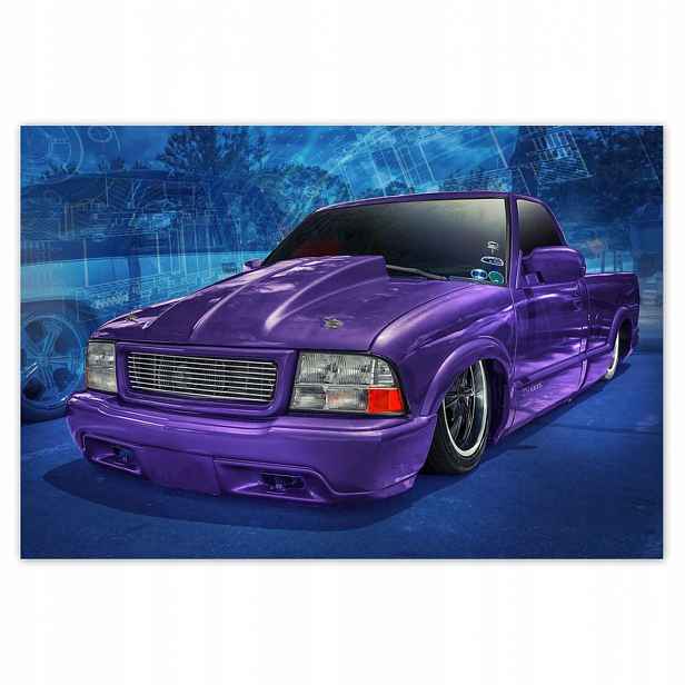 Plakáty 200x135 Fialový PickUp S10