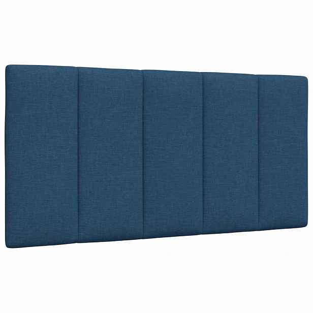 vidaXL Polštář na čelo postele Hanko modrý 100 cm textil