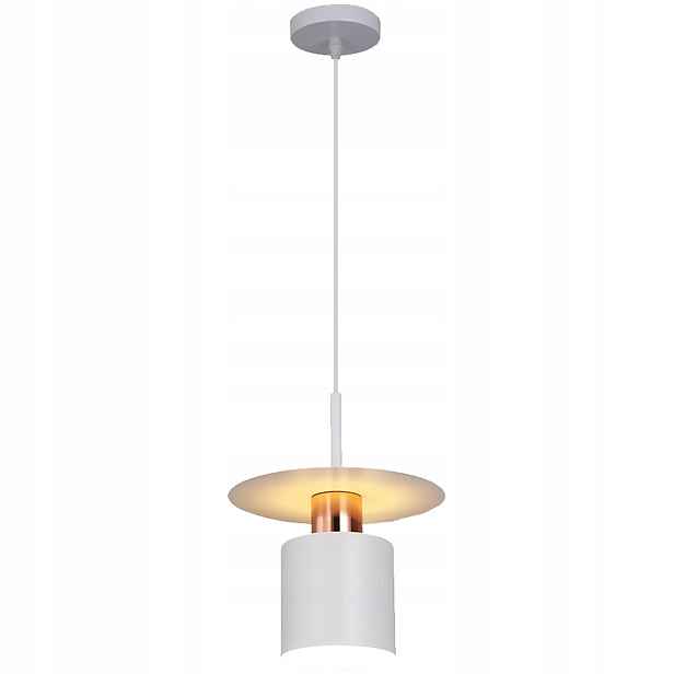 Závěsná lampa APP1146-1CP Bílá Růžové zlato