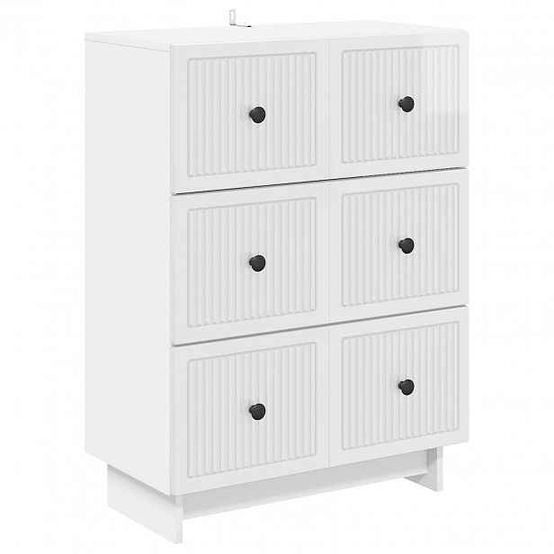 vidaXL Skříň se zásuvkami 66 x 34,5 x 90 cm Kompozitní dřevo