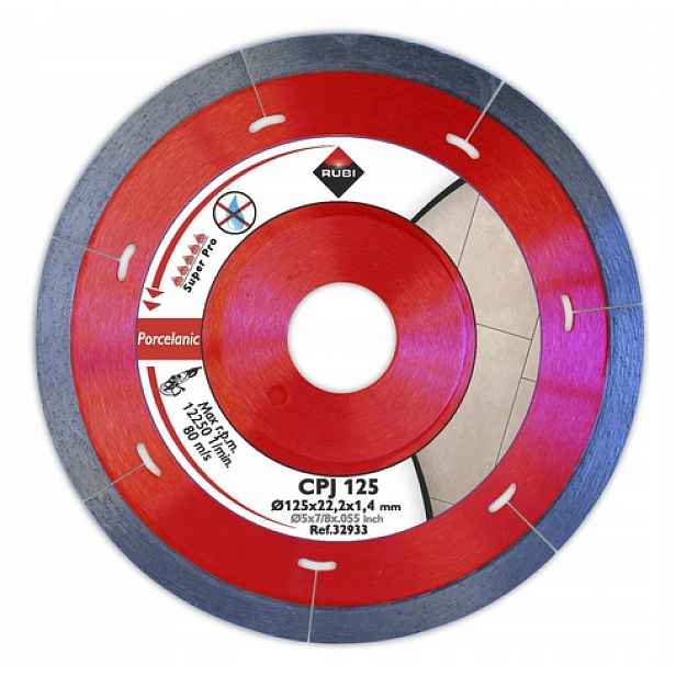 Diamantový Kotouč Pro Gres Cpj 125 Superpro Rubi