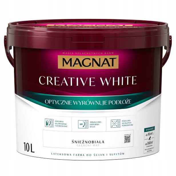 Magnat Barva Creative White 10L Sněhově Bílá Bílá