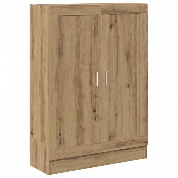 vidaXL Knihovna dub artisan 82,5 x 30,5 x 115 cm kompozitní dřevo
