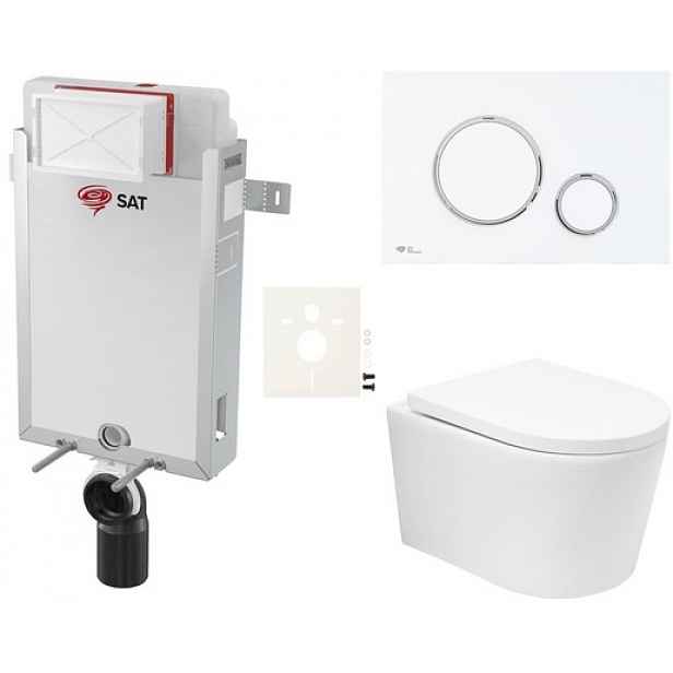 Závěsný wc set k zazdění SAT BREVIS SIKOSZBRTOR76
