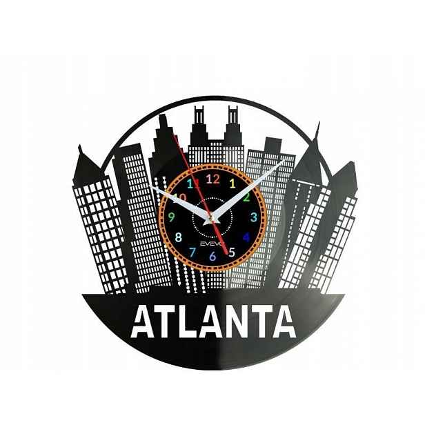 Atlanta Dárek Originální dekorace do domu Hodiny z vinylové desky