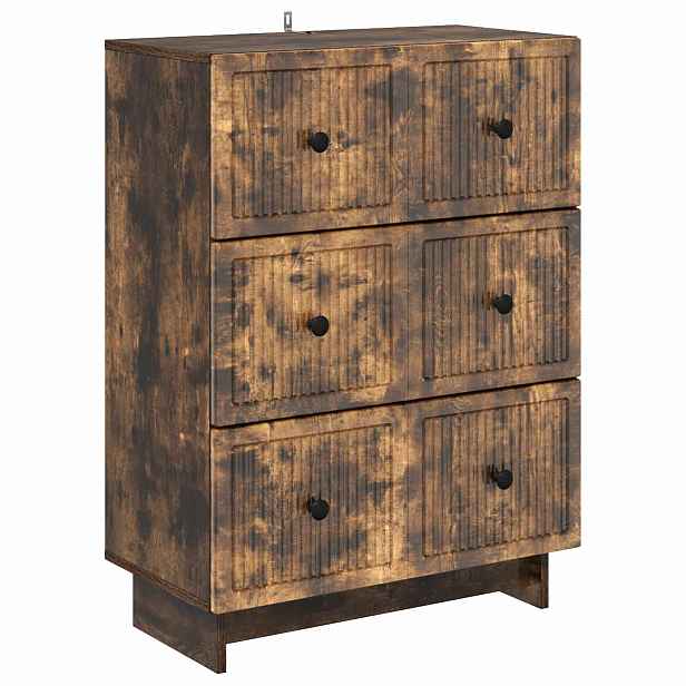vidaXL Skříň se zásuvkami 66 x 34,5 x 90 cm Kompozitní dřevo