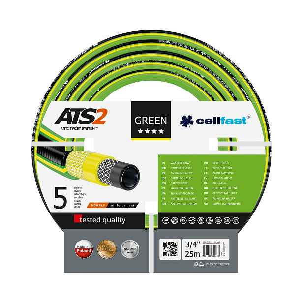 Hadice 5vrstvá Cellfast Green ATS2 3/4" 25 m