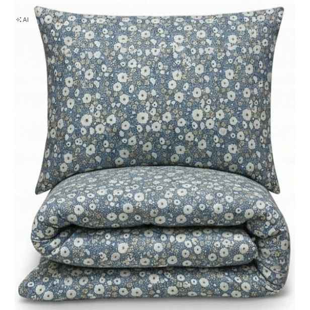 Povlečení 200x220 100% Bavlna Sada 3 kusů 2x70x80 na zip Polsko W234