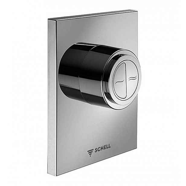 Schell Edition - Ovládací tlačítko pro WC, 2 množství splachování, chrom 028240699