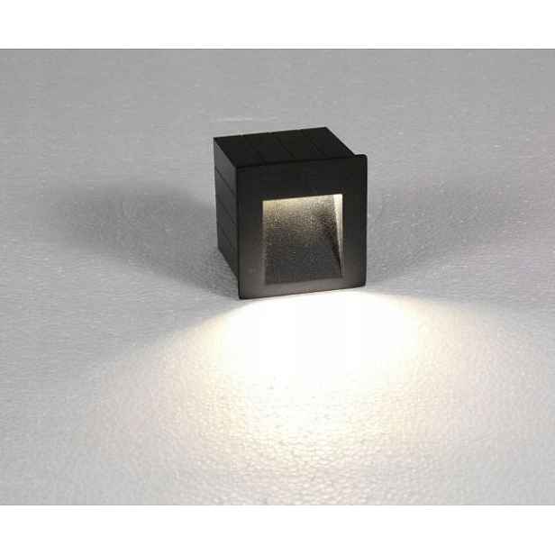 Venkovní schodišťová lampa Nowodvorski Step Led Grafitová 3W 3000K IP44