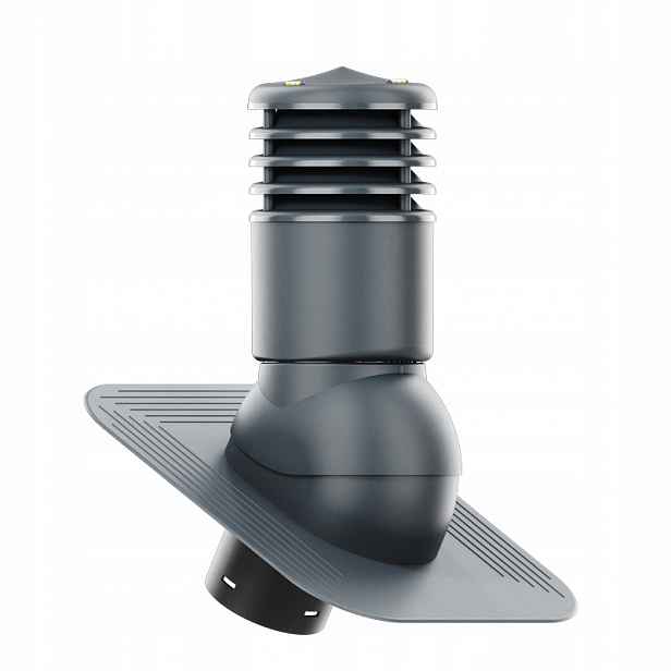 Větrací komín Smartline pod asfaltový šindel/pape fi 150 mm, zateplený, antracitový