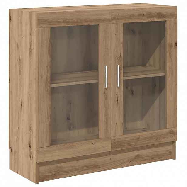 vidaXL Knihovna dub artisan 82,5 x 30,5 x 80 cm kompozitní dřevo