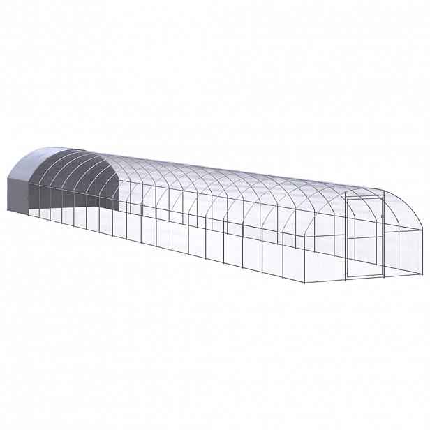 vidaXL Venkovní klec pro kuřata 3 x 20 x 2 m pozinkovaná ocel